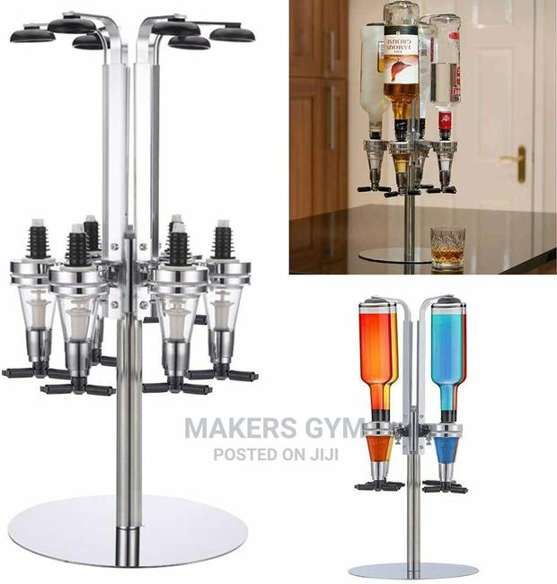 6 Bottle Stand Mounted Dispenser · Photo 1