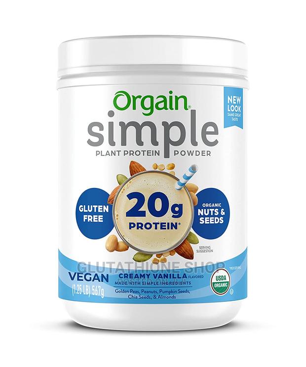 Orgain Simple Organic Plant Protein Powder, Vanilla · Photo 2
