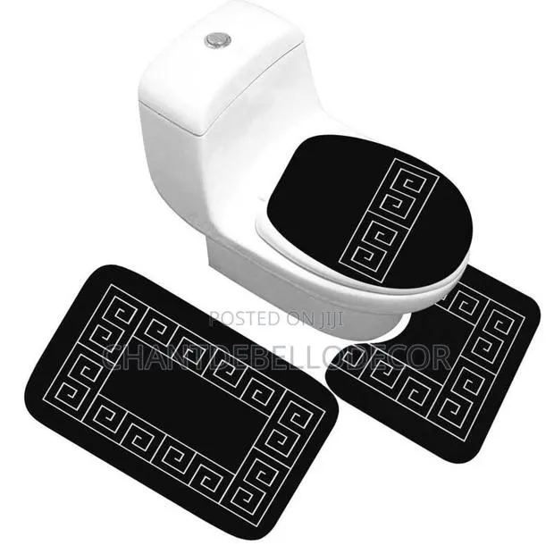 3-Pieces Toilet Mats Set( Kindly Slide Left for More Designs ) · Photo 1