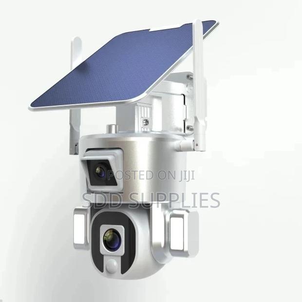 Dual Lens 4g 4k/8mp Resolution Solar Ptz Camera 10x Zoom · Photo 1