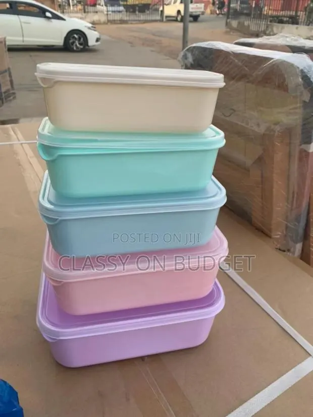 5 Set Microwave/ Refrigerator/ Storage Bowls · Photo 1