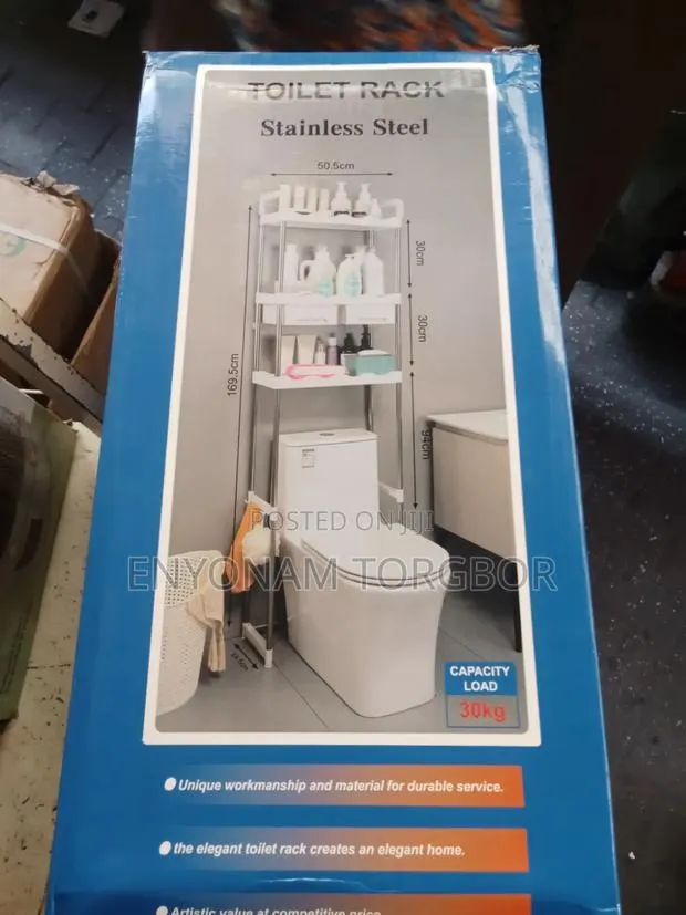 Executive Toilet Rack Stainless Steel With Drawer · Photo 1