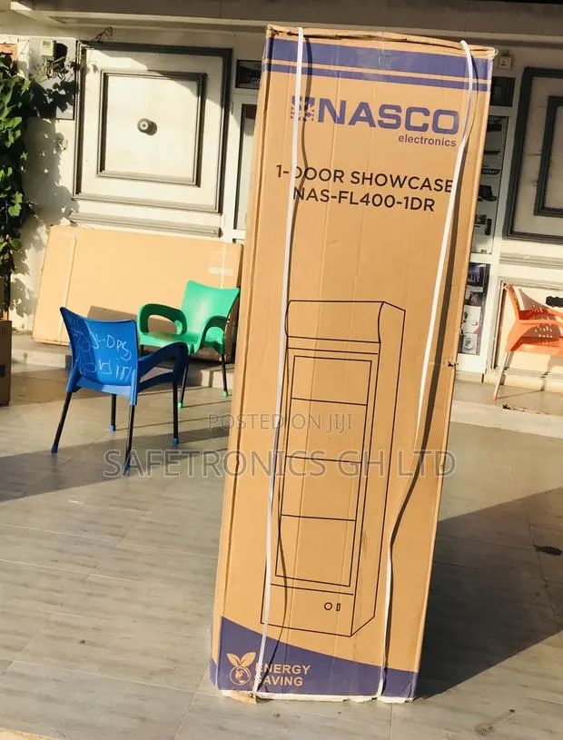 Boxed Display Glass Singledoor Nas-Fl400-1dr Fridge · Photo 1