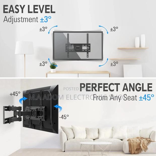 Adjustable Tv Wall Holder With 32”-75” Tv Screen Suitability · Photo 1