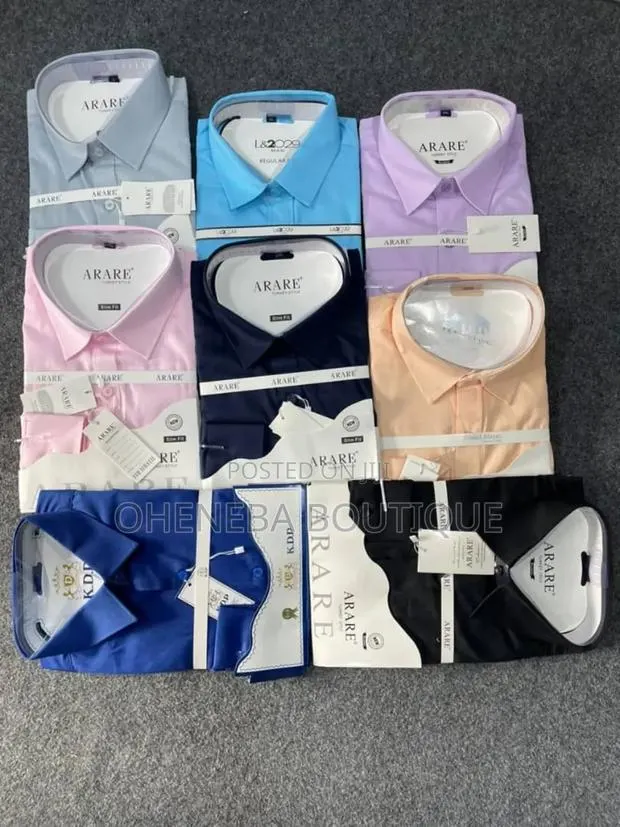 Long Sleeves Plain Official Shirts for Men · Photo 1