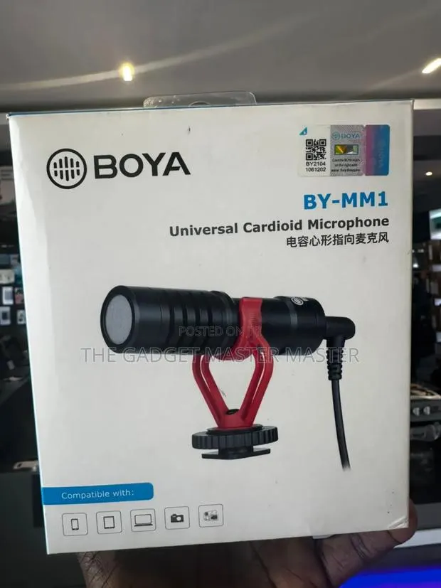 Boya by-Mm1 Mini Cardioid Condenser Microphone · Photo 1