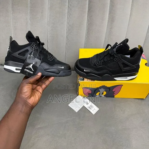 Air Jordan 4 "Black Cat" Sneakers Available (Location: Adum Kumasi) · Photo 1