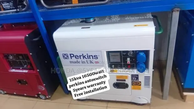 Generator for Small Business Perkins 15kva 16500watt Diesel · Photo 1