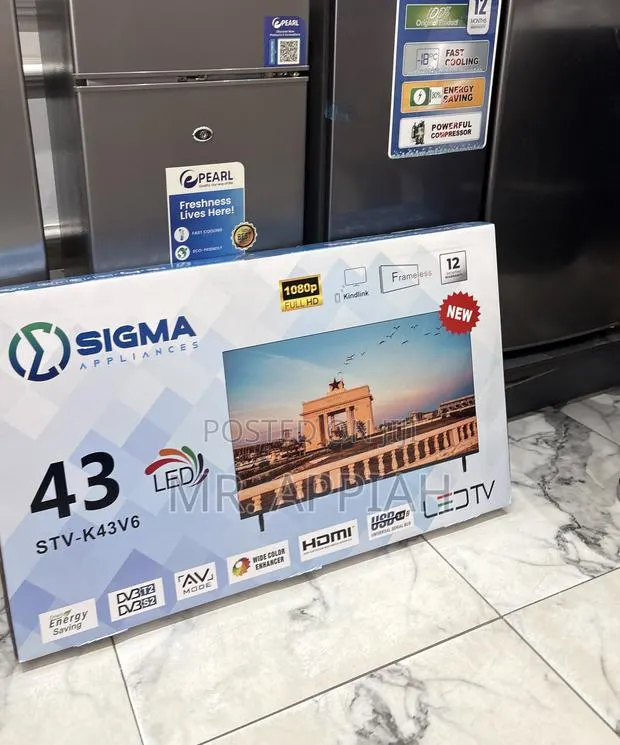 Brand New Sigma Sig-K43v6 43” FHD Digital Satellite Television · Photo 1