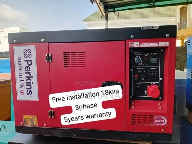 Buy Perkins 18kVA 3-Phase Genset in Ghana – Quality, Power and 18kva · Photo 1