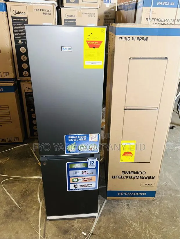 Latest Instock Nasco Bottom Freezer 170liters Double Door Fridge · Photo 1
