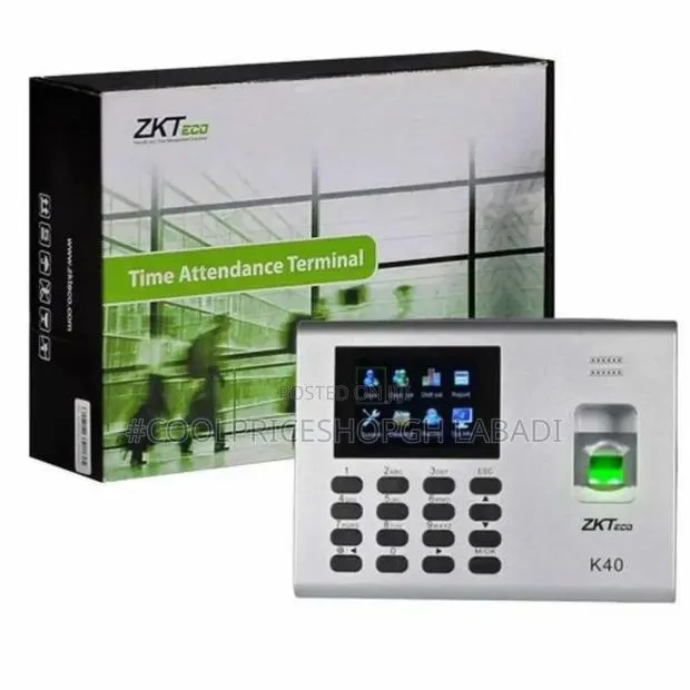 Zkteco Zk K40 Biometric Time Attendance Terminal · Photo 1