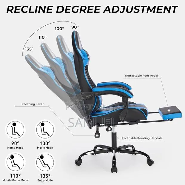Executive Gaming Chair With Lumbar Massage · Photo 1