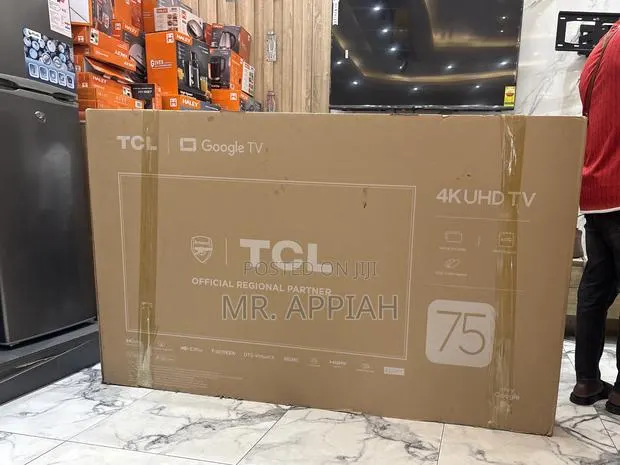 Order Affordable TCL 75 Inch Uhd Smart Android TV(Black) · Photo 1