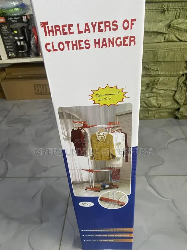 All Weather 4 Tier Clothes Hanger,Rust Proof Steel · Photo 1