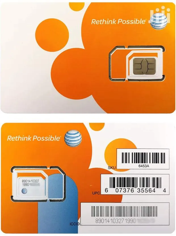 Unactivated at T Sim Card for USA · Photo 1