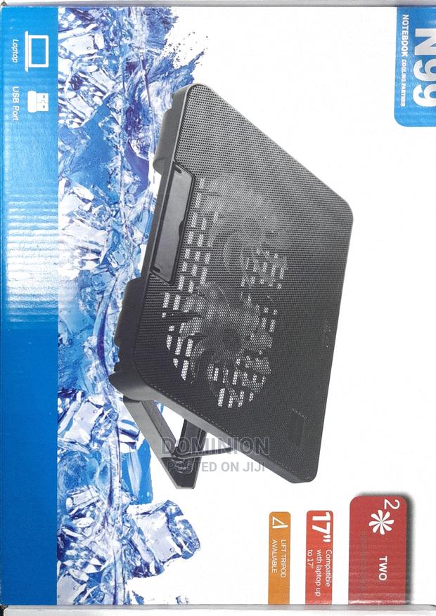 N99 Laptop Cooling Pad With Adjustable Stand and Dual Fan · Photo 1