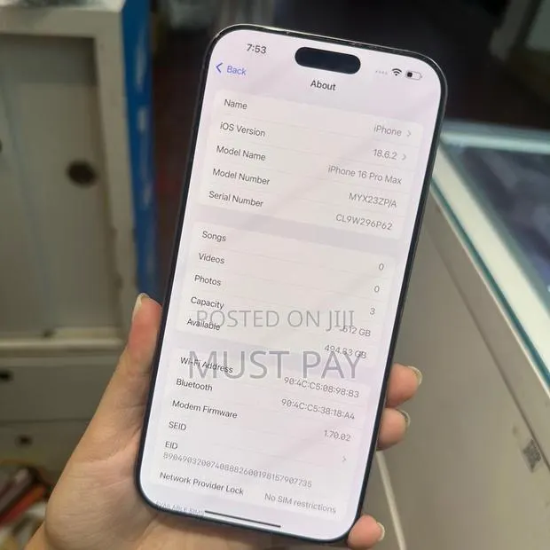 New Apple iPhone 16 Pro Max 1 TB Black · Photo 1