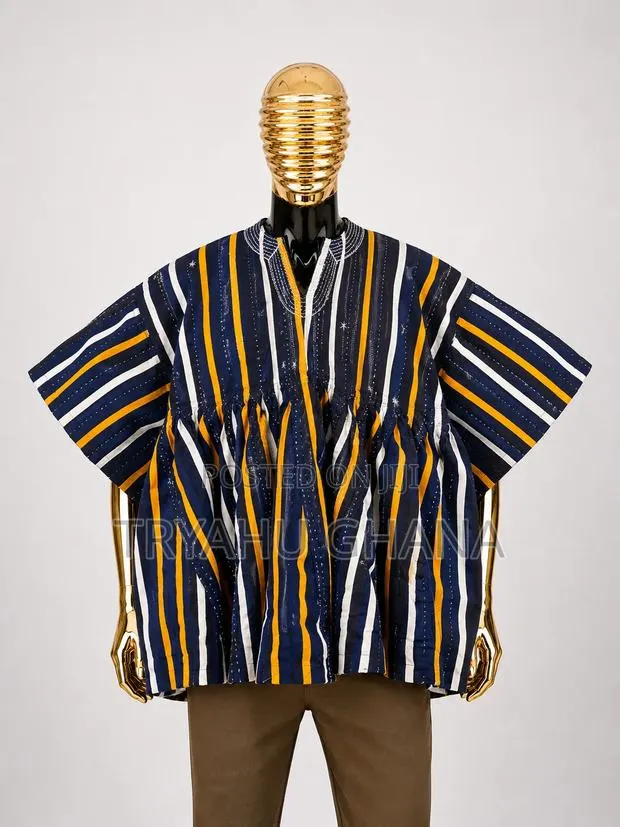 Shop Amazing Handwoven Smocks Online in Ghana- New Fugu Stock Alerts · Photo 1