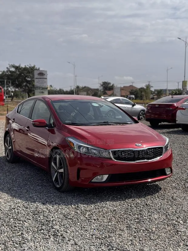 Kia Forte EX Sedan 2017 Red · Photo 1