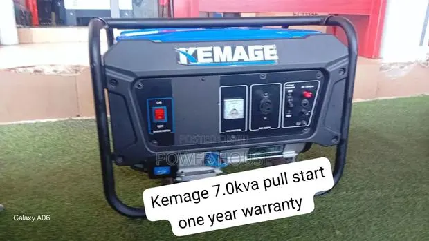 Kemage 7.0kva Portable Pull Start Generator · Photo 1