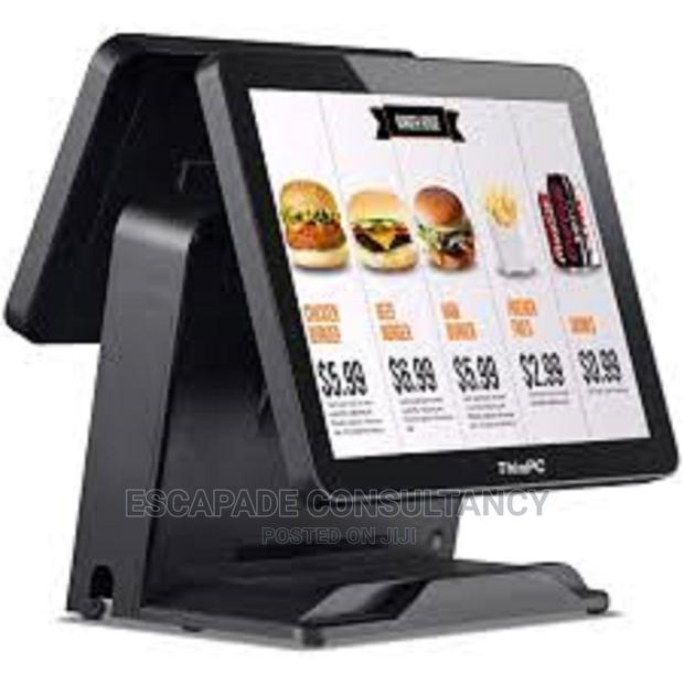 POS Computer I3 All in One Dual Touch Screen 128GB SSD , 8GB · Photo 1