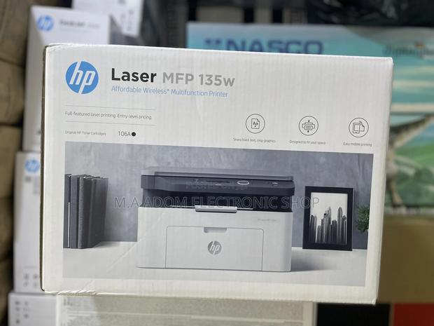 4 in 1 ( Copy Print Scan Wireless) Hp 135w Printer · Photo 1