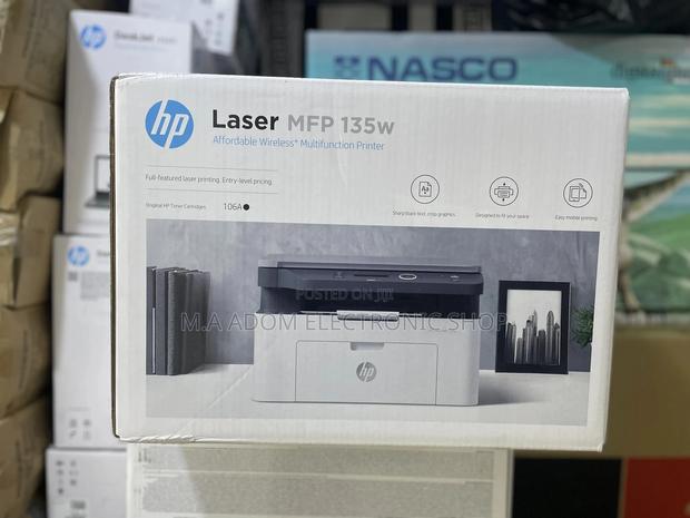 Fresh in Box With 6 Year Warranty Hp Laser Jet Mfp 135w · Photo 1