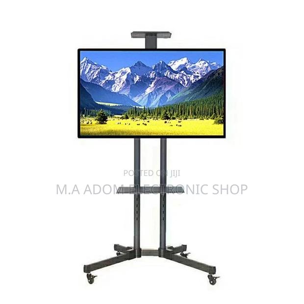 Rolling Mobile Tv Cart for All Purpose Events 32”-70” · Photo 1