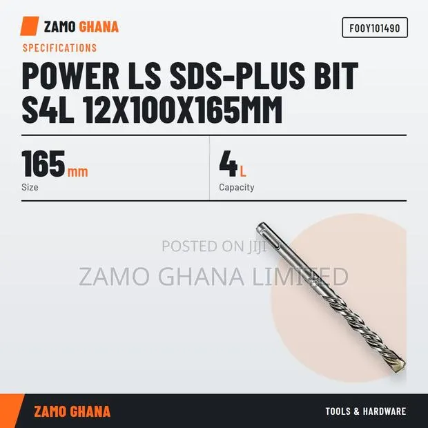 Power Ls SDS-Plus Bit S4L 12X100X165Mm - F00Y101490 · Photo 1