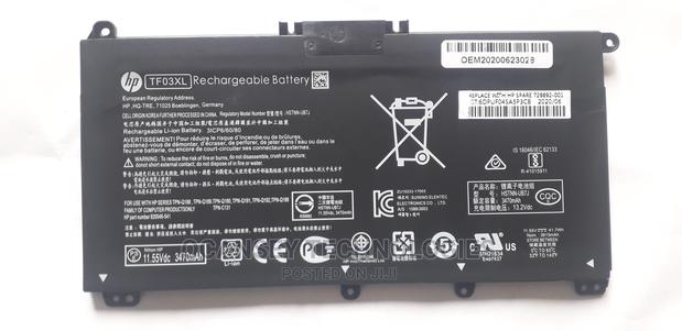 Hp Original Tf03xl Battery for Hp Pavilion 15-Cc 15-Cd · Photo 1