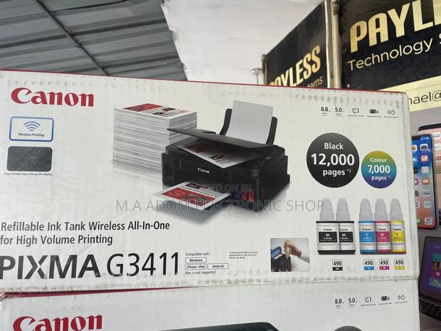 New Canon Pixma 3411 3 In 1 Printer With Hybrid Ink System · Photo 1