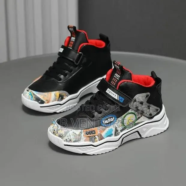 Children's Fashion Velcro Design Non-Slip Casual Shoes · Photo 4