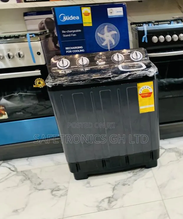 Excellent Sleek Black Nasco Washing Machine 7kg Tt Nas-07-Tw · Photo 1