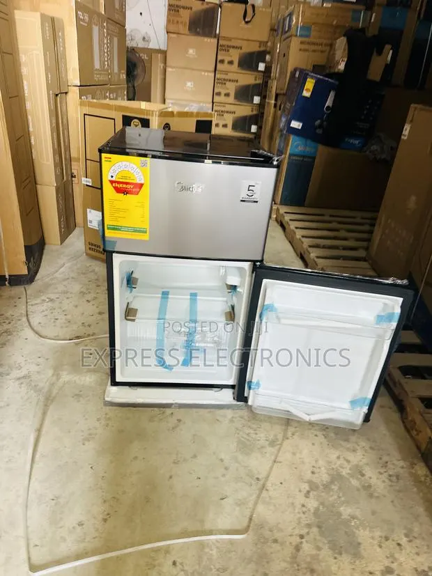 Text Us for Your Midea Double Door Fridge 87l Table Top · Photo 1