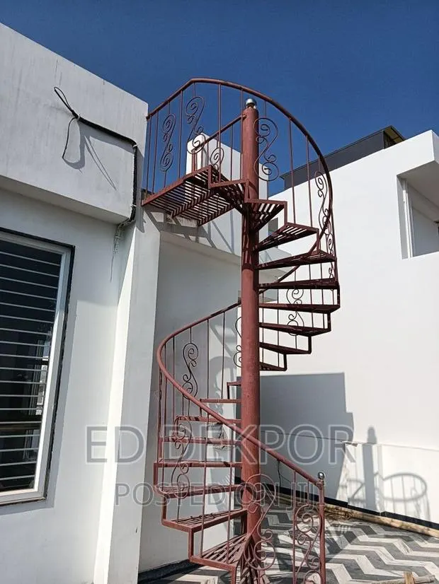 Red Metal Stairs · Photo 1