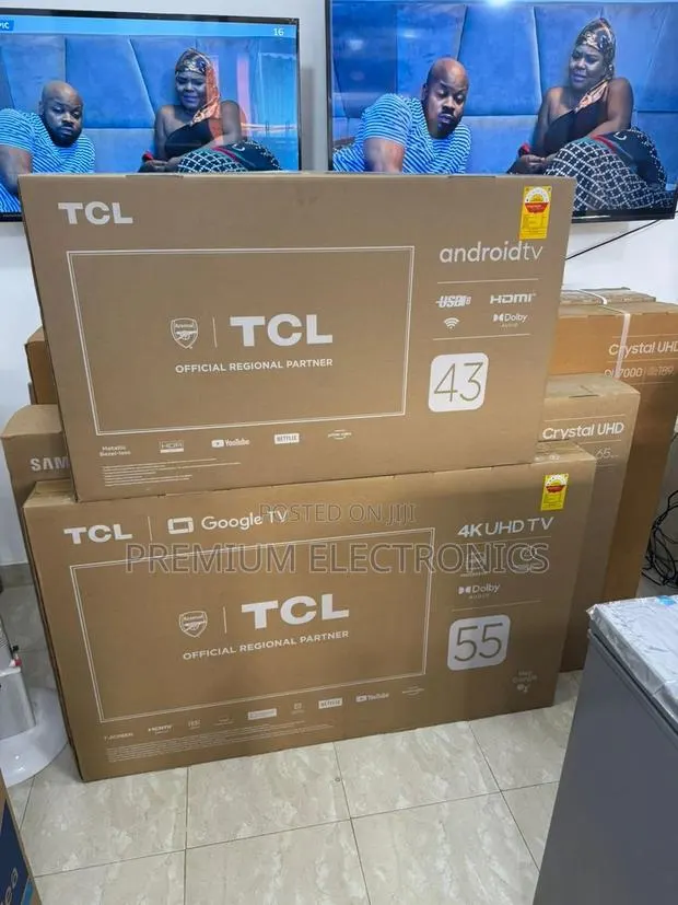 TCL 43" Android Frameless Smart Tv, Bluetooth, Wifi Hdr10 · Photo 1