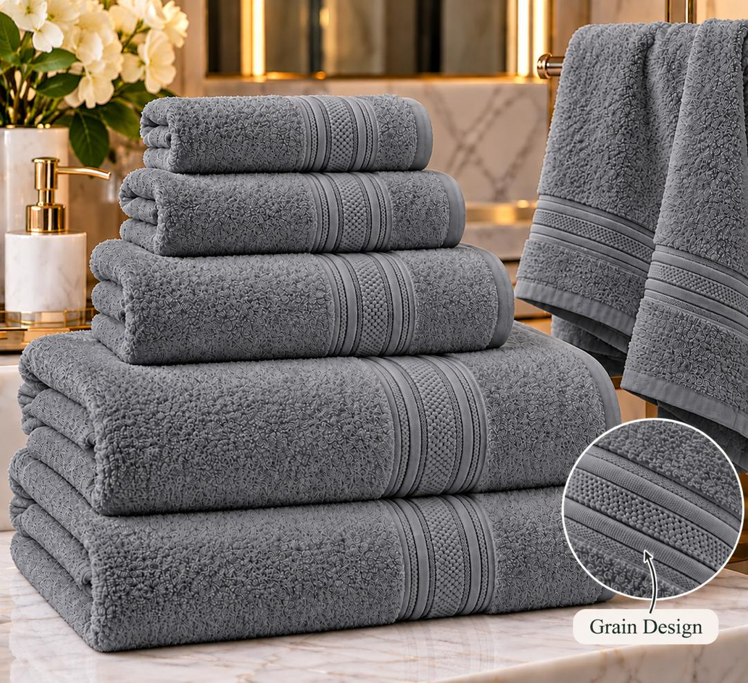Cotton Towels — Multiple Colours · Photo 2