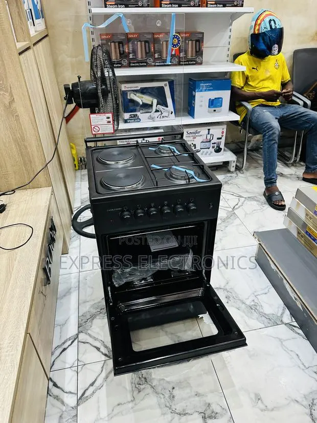 Grab the New Black Gas Electric Cooker Oven Grill 2-2 · Photo 1