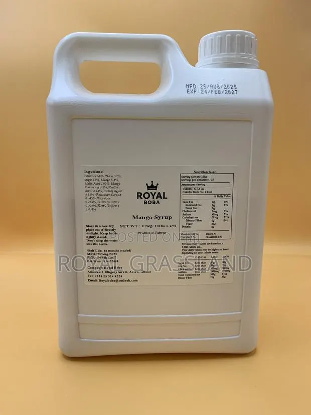 Premium Mango Flavour Syrup | 2.5KG · Photo 1