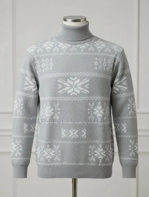 Heavy Cotton Turtle Neck Sweatshirt for Men · Photo 1