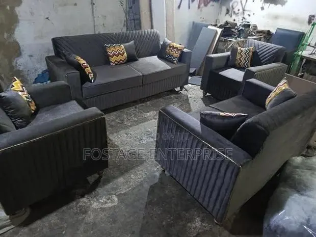 Dark Gray Brand New Sofa Sets · Photo 1