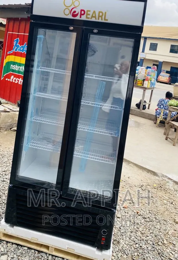 Fast Chilling Pearl(PVC-662-2B)Double Door Beverage Fridge. · Photo 1