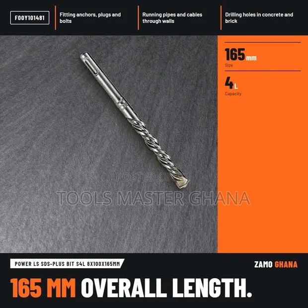 Power Ls SDS-Plus Bit S4L 8X100X165Mm - F00Y101481 · Photo 1
