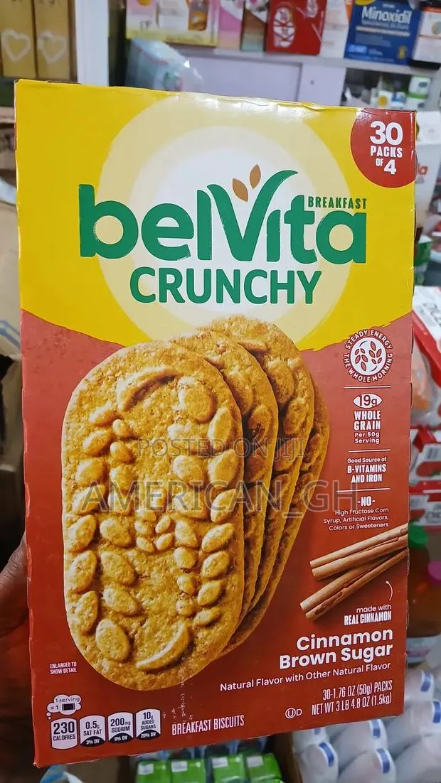 Belvita Crunchy Cinnamon Brown Sugar, 30pack · Photo 1