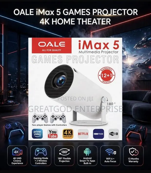 OALE iMax 5 Games & Multimedia Projector · Photo 1