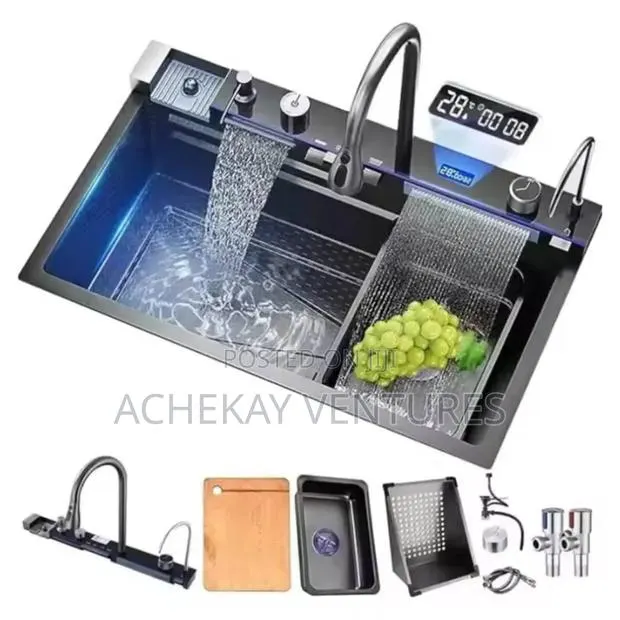Smart Digital Sink Stainless With Led Display Lights · Photo 1