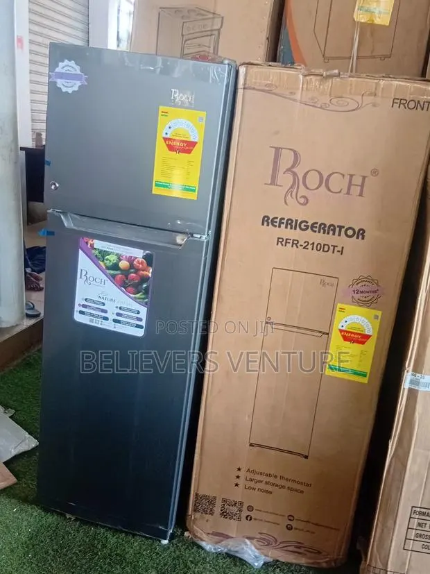 Roch RFR-210dt-I 168l Double Door Refrigerator – Energy Saving 168l · Photo 1