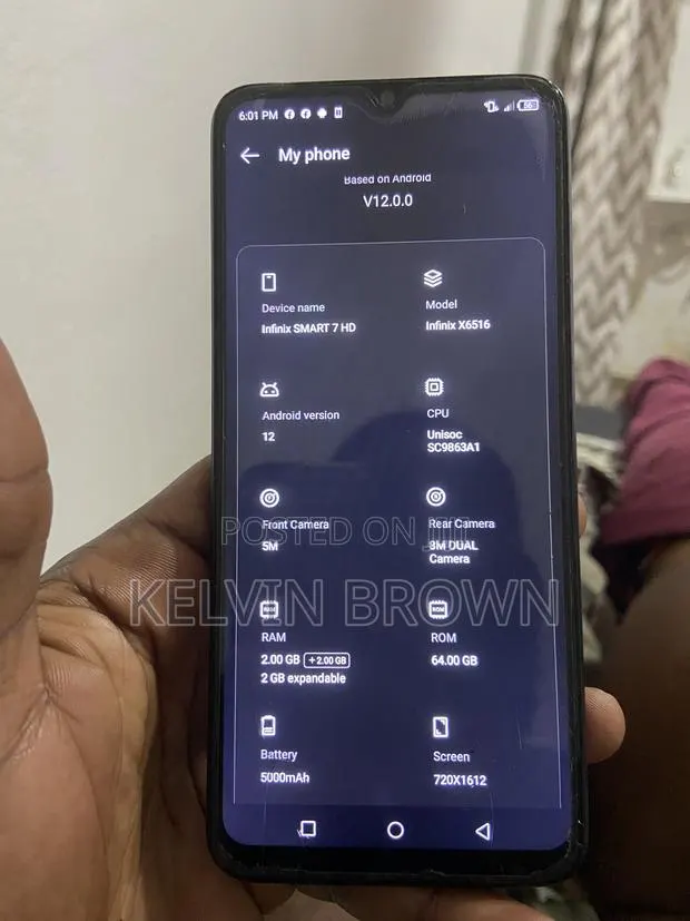 Infinix Smart 7 64 GB Black · Photo 1