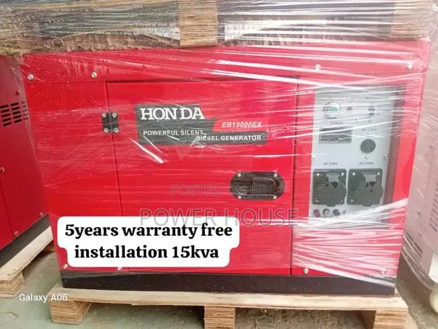 Crystal Engine Honda Diesel Generator 15kva 16500watts 15kva · Photo 1